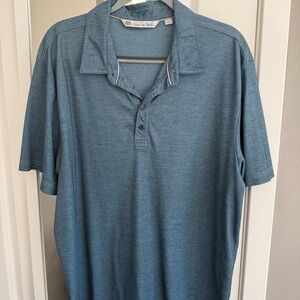 Travis Mathew Men's Blue Polo Shirt